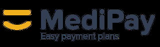 MandiryaI logo featuring yellow horizontal lines and dark blue text